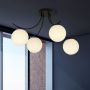 Emibig Boston 11094 lampa podsufitowa 4x10 W czarna-opal zdj.6