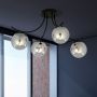 Emibig Boston 11104 lampa podsufitowa 4x10 W czarna-grafitowa zdj.6