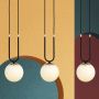 Emibig Glam 11123 lampa wisząca 3x10 W czarna-opal zdj.7