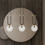 Emibig Glam 11143 lampa wisząca 3x10 W czarna-przezroczysta zdj.8