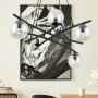 Emibig Essa 12025 lampa wisząca 5x10 W czarna-przezroczysta zdj.4
