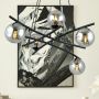 Emibig Essa 12035 lampa wisząca 5x10 W czarna-grafitowa zdj.4