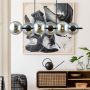 Emibig Rory 12076 lampa wisząca 6x10 W czarna-grafitowa zdj.4