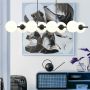 Emibig Rory 12058 lampa wisząca x10 W biała-czarna zdj.4
