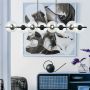 Emibig Rory 12068 lampa wisząca x10 W czarna-przezroczysta zdj.4