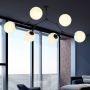 Emibig Space 11336 lampa podsufitowa 6x10 W czarna-opal zdj.6