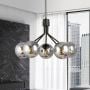 Emibig Nova 11405 lampa wisząca 5x10 W czarna-grafitowa zdj.4