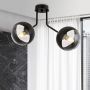 Emibig Nova Stripe 11392 lampa podsufitowa 2x10 W czarna-przezroczysta zdj.6