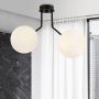 Emibig Nova 11382 lampa podsufitowa 2x10 W czarna-opal zdj.5