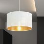 Emibig Aston 11471 lampa wisząca 1x15 W biała-złota zdj.5