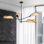 Emibig Vene 11604 lampa podsufitowa 4x10 W czarna-beżowa zdj.5