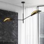 Emibig Vene 11582 lampa podsufitowa 2x10 W czarna-złota zdj.4