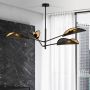 Emibig Vene 11584 lampa podsufitowa 4x10 W czarna-złota zdj.4