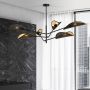 Emibig Vene 11586 lampa podsufitowa 6x10 W czarna-złota zdj.4