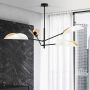 Emibig Vene 11594 lampa podsufitowa 4x10 W biała-czarna-złota zdj.4