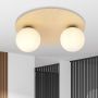 Emibig Kenzo 11422B lampa podsufitowa 2x10 W drewno-opal zdj.6