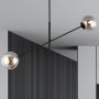 Emibig Linear 11672 lampa podsufitowa 2x10 W czarna-grafitowa zdj.4