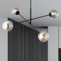 Emibig Linear 11674 lampa podsufitowa 4x10 W czarna-grafitowa zdj.4