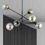 Emibig Linear 11676 lampa podsufitowa 6x10 W czarna-grafitowa zdj.4