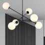 Emibig Linear 11696 lampa podsufitowa 6x10 W biała-czarna zdj.5