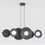 Emibig Volum 6 Black 14826 lampa wisząca 6x8 W czarna zdj.1