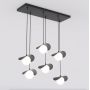 Emibig Ritual 6 Black 14906 lampa wisząca 6x8 W czarna zdj.1