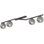 Emibig Naton 15094 lampa podsufitowa 4x10 W czarna-przydymiona zdj.1