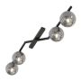 Emibig Naton 15094 lampa podsufitowa 4x10 W czarna-przydymiona zdj.2