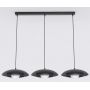Emibig Skin 16033 lampa wisząca 3x8 W czarna zdj.1