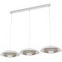 Emibig Skin 16053 lampa wisząca 3x8 W biała-cappuccino zdj.1