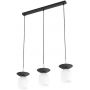 Emibig Ego 16133 lampa wisząca 3x10 W biała-czarna zdj.1