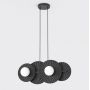 Emibig Umbra 17264 lampa wisząca 4x8 W czarna zdj.1