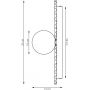 Emibig Umbra 1729K1L kinkiet 1x8 W burgund zdj.2