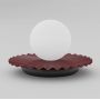 Emibig Umbra 1732LN1 lampa stołowa 1x8 W czarna-burgund zdj.1