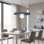 Emibig Umbra 18271 lampa wisząca 1x8 W niebieska zdj.5