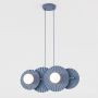 Emibig Umbra 18274 lampa wisząca 4x8 W niebieska zdj.1