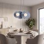 Emibig Umbra 18274 lampa wisząca 4x8 W niebieska zdj.3
