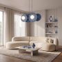 Emibig Umbra 18274 lampa wisząca 4x8 W niebieska zdj.4
