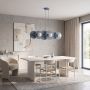 Emibig Umbra 18276 lampa wisząca 6x8 W niebieska zdj.3
