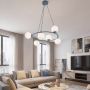 Emibig Azura 18306 lampa wisząca 6x10 W niebieska-opal zdj.4
