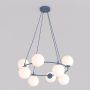 Emibig Azura 18308 lampa wisząca x10 W niebieska-opal zdj.1