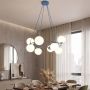 Emibig Azura 18308 lampa wisząca x10 W niebieska-opal zdj.4