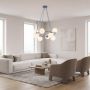 Emibig Azura 18308 lampa wisząca x10 W niebieska-opal zdj.5