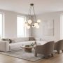 Emibig Azura 18328 lampa wisząca x10 W zielona-opal zdj.4