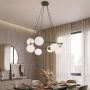 Emibig Azura 18328 lampa wisząca x10 W zielona-opal zdj.5