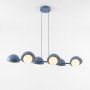 Emibig Boom 18336 lampa wisząca 6x8 W niebieska zdj.1