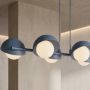 Emibig Boom 18336 lampa wisząca 6x8 W niebieska zdj.4