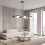 Emibig Boom 18336 lampa wisząca 6x8 W niebieska zdj.5