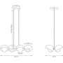 Emibig Boom 18356 lampa wisząca 4x8 W zielona zdj.2