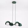 Emibig Boom 18356 lampa wisząca 4x8 W zielona zdj.1